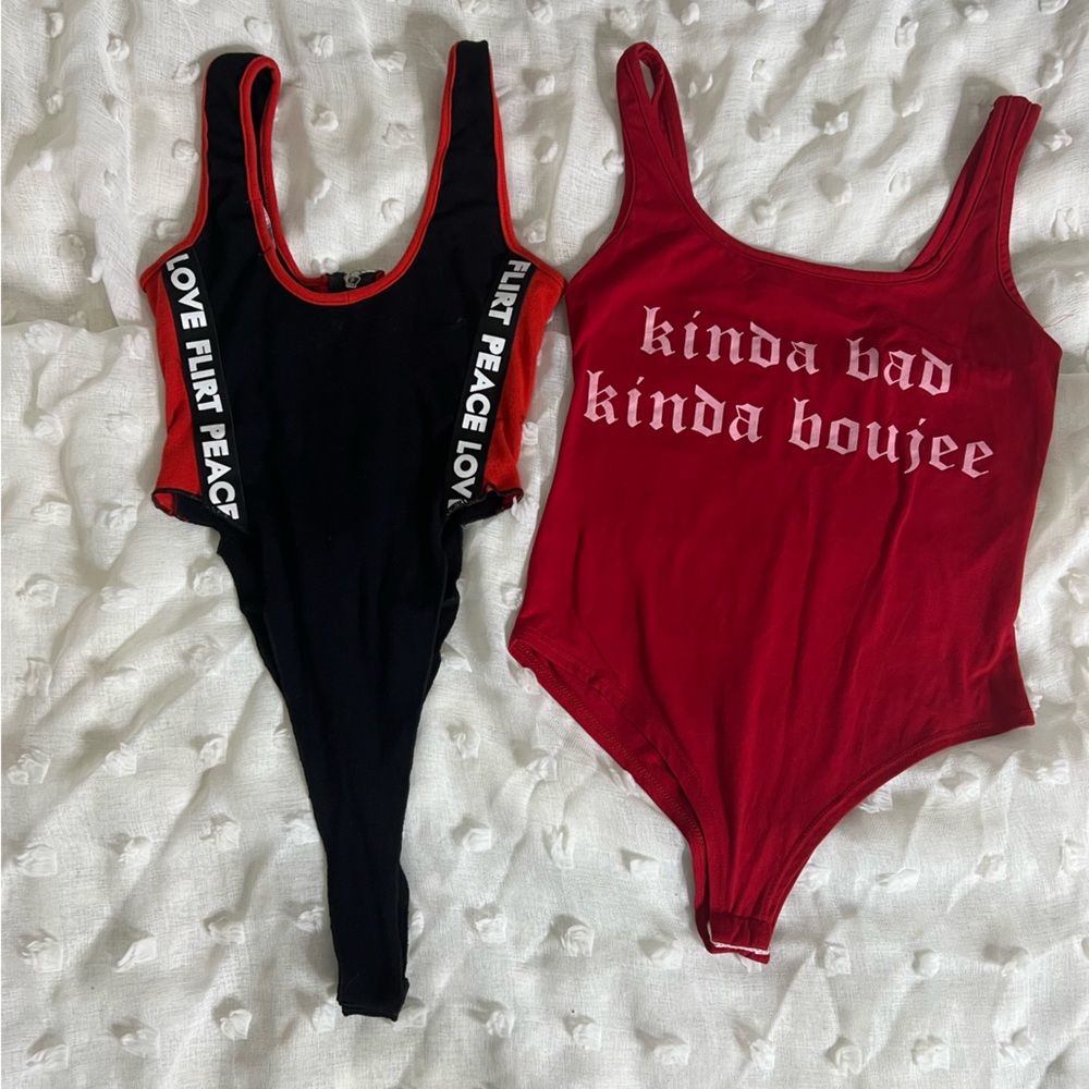 TAKE OFF x BAD BOUJEE Bodysuit Set